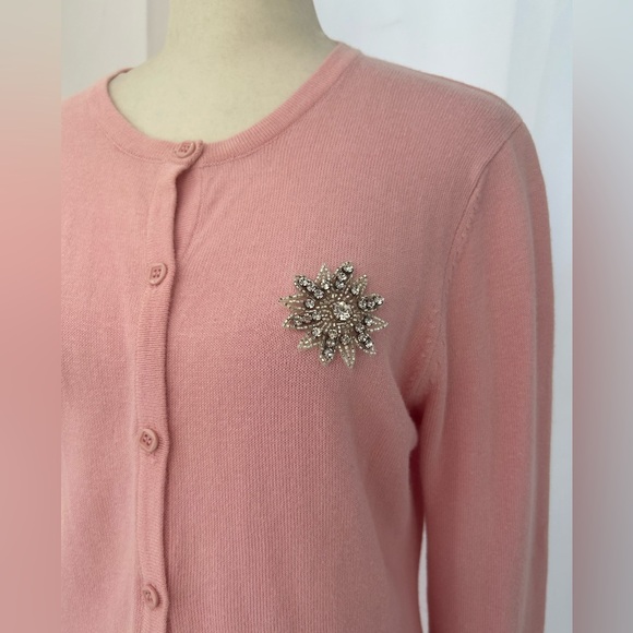 RockSteady Rockabilly Embellished Broach Cardigan - Picture 4 of 6